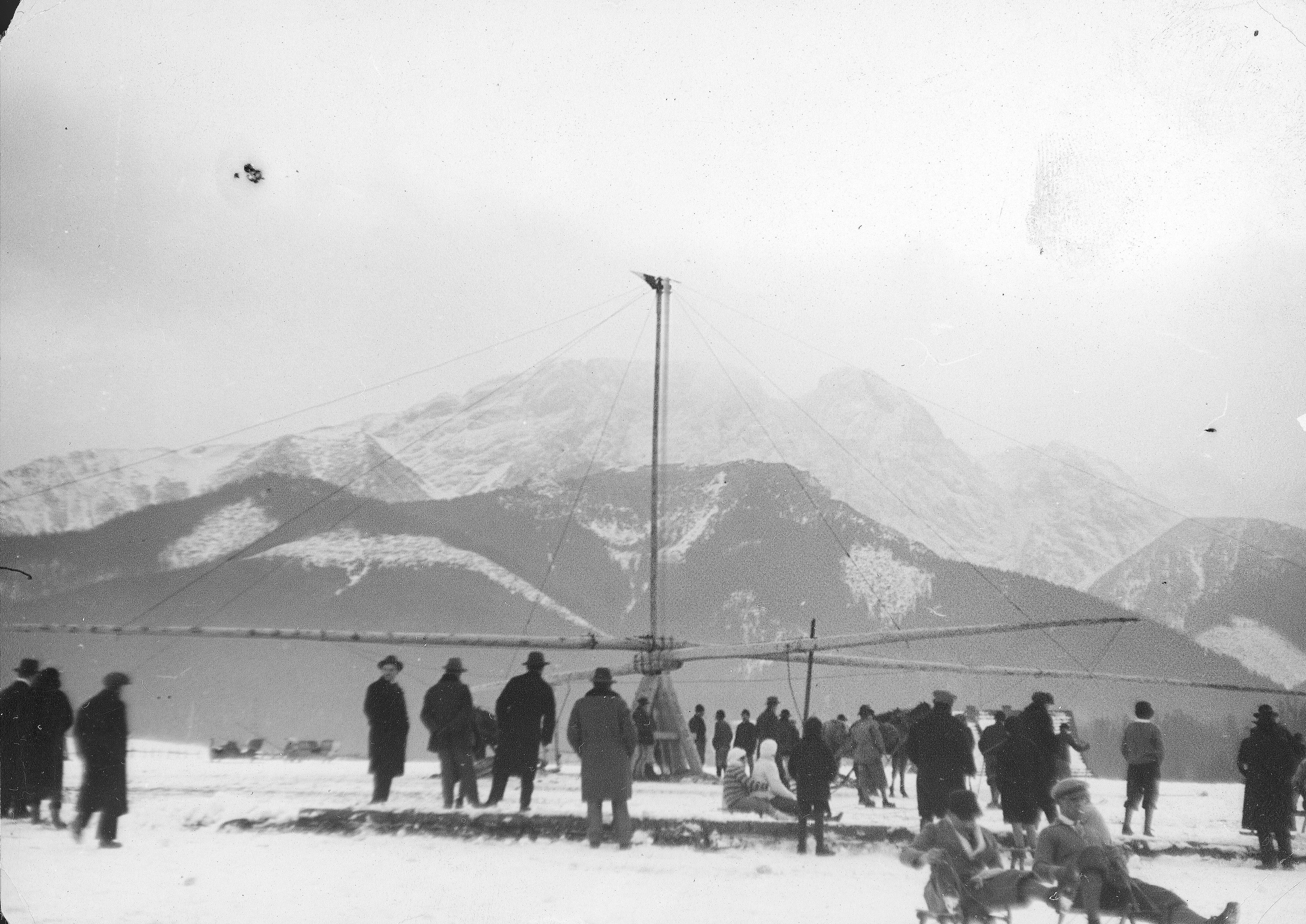 1930 wyciag konny pod Lipkami