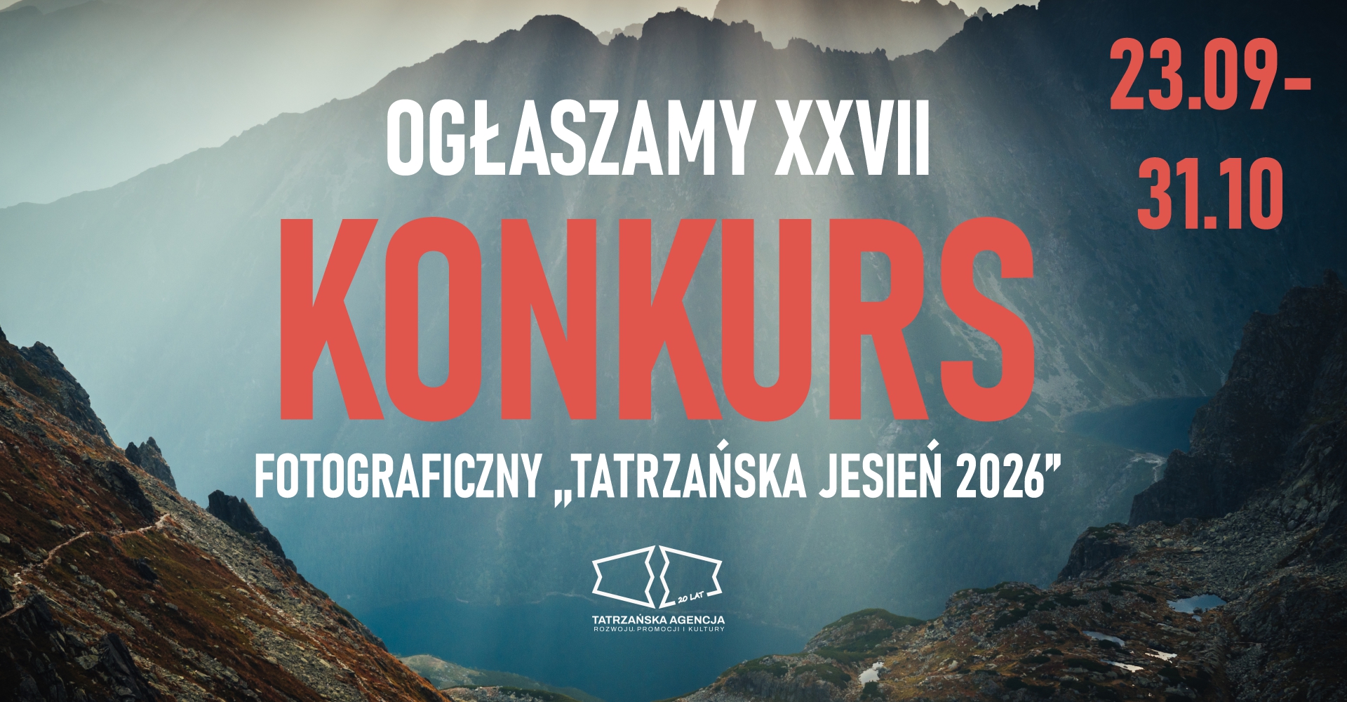 OGLOSZENIE KONKURSU FOTOGRAFICZNEGO TATRZANSKA JESIEN 2026